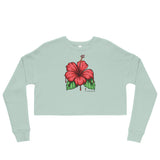 Amapola Drip Flor Maga Women's Crop Sweatshirt