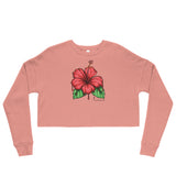 Amapola Drip Flor Maga Women's Crop Sweatshirt