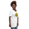 Taino Sol Rebelde Women's Unisex Short Sleeve V-Neck T-Shirt